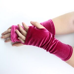 Luxurious Velvet Fingerless Gloves in lots of colors